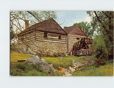 #ad #ad Postcard Old Water Mill at Steeles Tavern Virginia USA $3.49
