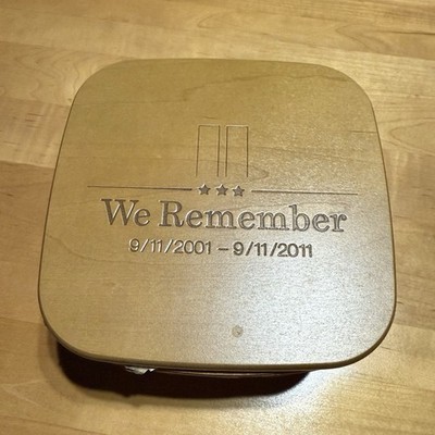 2011 Longaberger ''We Remember 9/11'' Patriotic Storage Basket with Lid Handmade