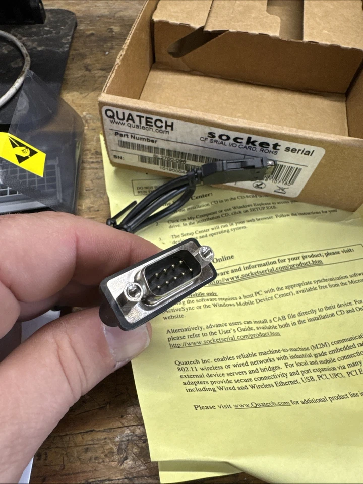 Disco y cable Quatech Socket Serial Rohs SL-2700-096 para radio Johnson  Foto 4 de 4