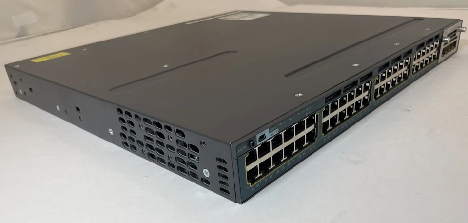 CISCO Catalyst 3560-X Series 48-Port Ethernet Switch WS-C3560X-48P-L V06 -Good - Image 4 of 4