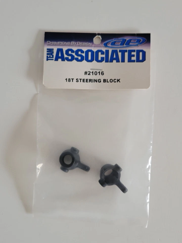 Team Associated #21016 18T Steering Block Fits Apex RC18/B2/T2 Reflex Rival SC18 - Image 3 of 4