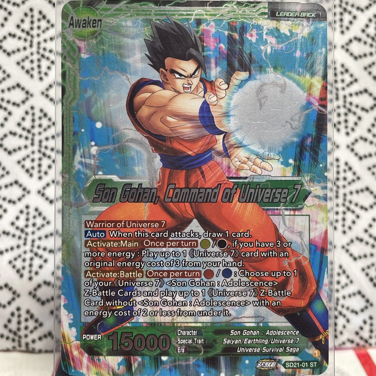 dragon ball super card game gohan 2025 Dragon Ball Super Card Game Fusion World Wish For Shenron Fb07-121 Son  Gohan : Sh Secret Rare-alternate Art PSA 10