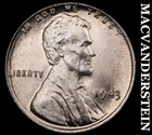 1943 Lincoln Wheat Cent- Choice Gem Brilliant Uncirculated Luster #J9051