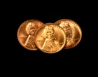 1938, 1941-S, & 1942-S Lincoln Wheat Cents - GEM UNC