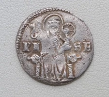 1295-1318 Italy Pisa Frederick II AR SIlver Grosso 'da 1 Soldi' Coin /F18