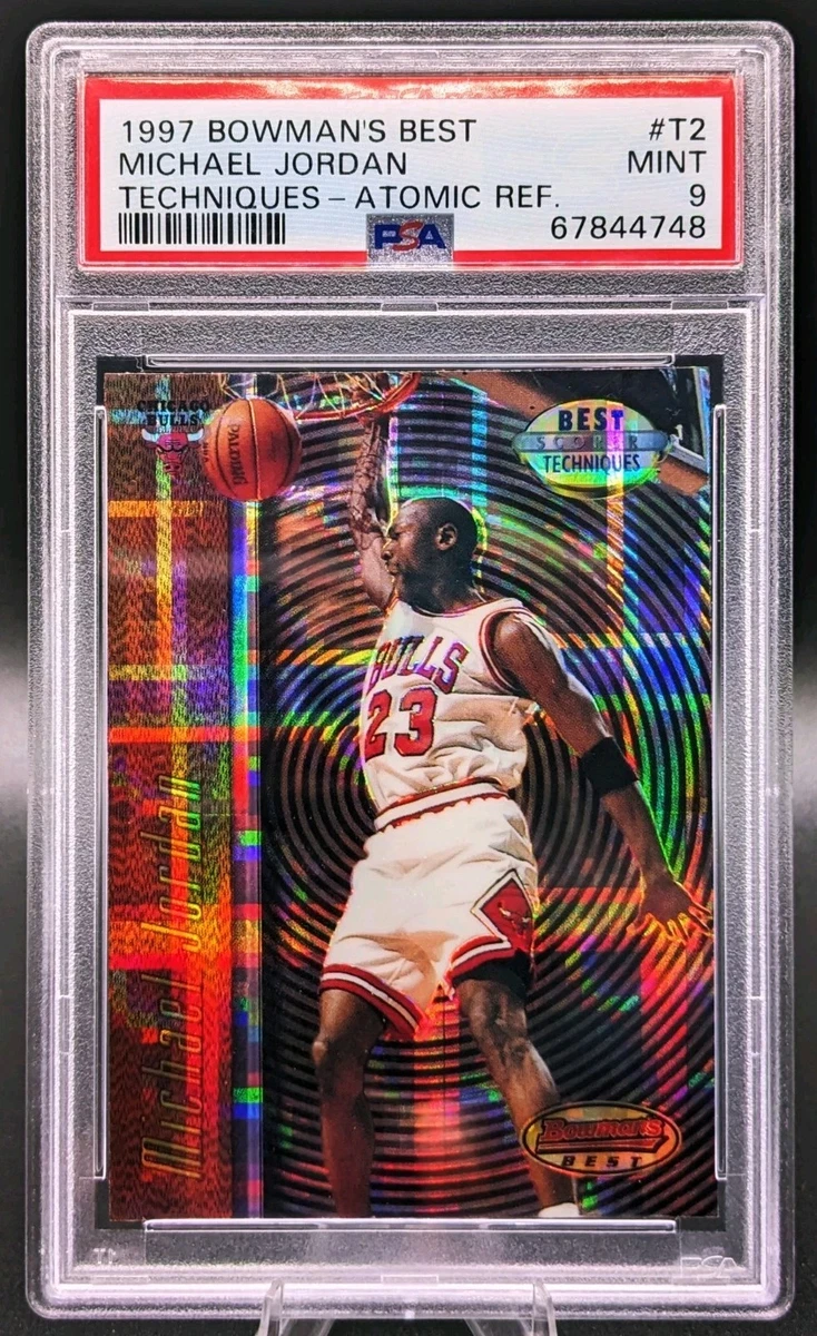 その他 PSA9 Bowman's Best Ref Michael Jordan Bowman Michael Jordan 9 Graded Basketball Sports Trading Cards