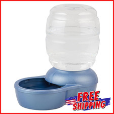 AUTOMATIC WATER DISPENSER CAT DOG BOWL Plastic Portable Gravity Waterer Feeder