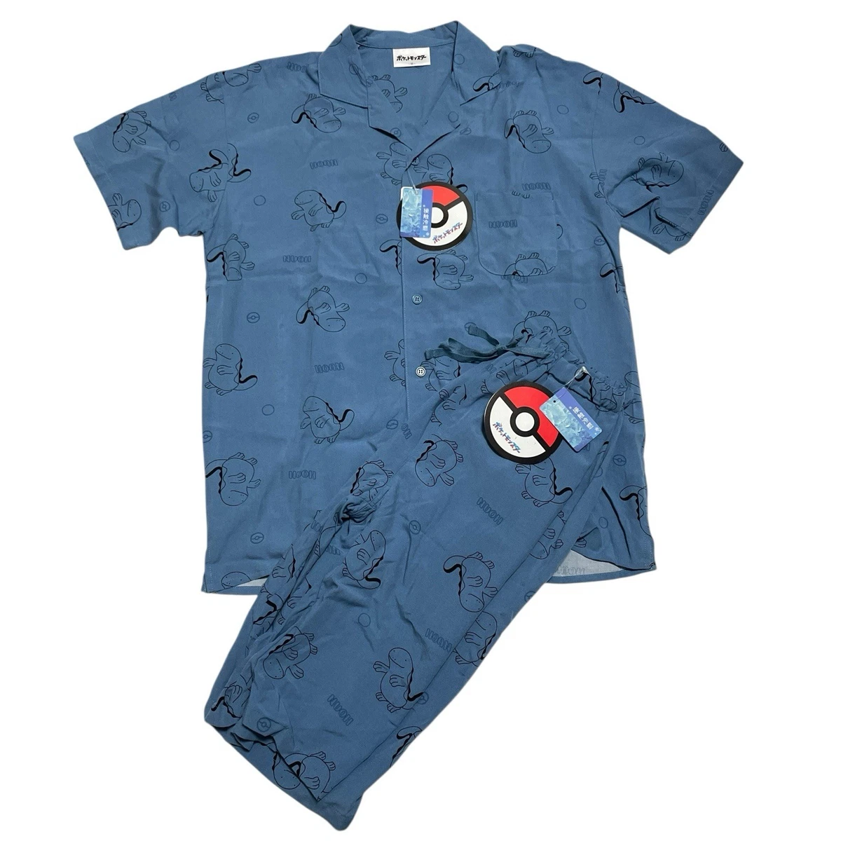 T-shirt Uomo Pokémon Con Pikachu, Grigia, Taglia S, Cotone, Regular Fit, Merch Ufficiale