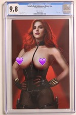 CGC • Totally Rad • SHIKARII • Black Widow Cover Partial Chase • Scarjo