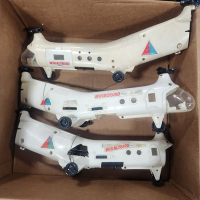 #ad #ad 1960s Remco Whirlybird Army Airforce Playset Helicopter Parts Lot Sh $60.00