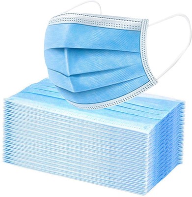 PURE GEM [Pack of 100] Single Use Disposable 100 Count (Pack 1), 100 Masks 