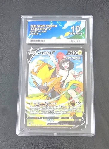 Pokémon TCG Zeraora V Trainer Gallery TG16/TG30 Silver Tempest ACE 10