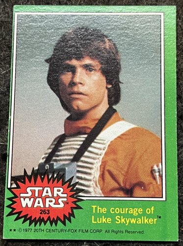 1977 Topps Star Wars #263 The courage of Luke Skywalker — TAG (grade unconfirmed)