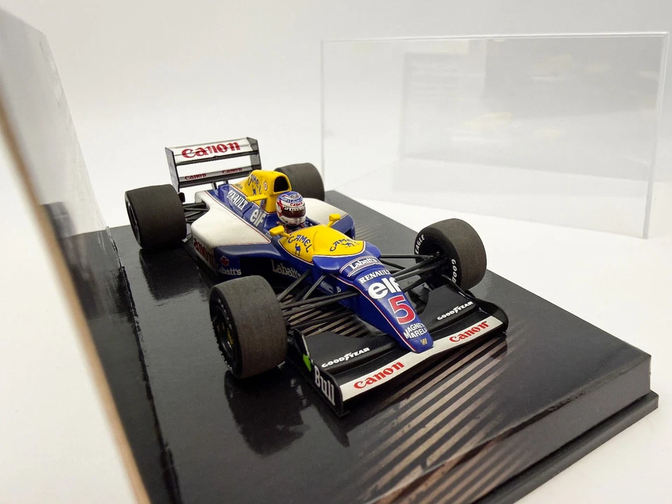 1992 Mansell Williams FW14B 1:43 Minichamps Camel Dirty Finish Line 436926605 - Immagine 2 di 4