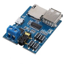 TF Card U Disk MP3 Format Decoder Board Amplifier Decoding Audio Player Module-