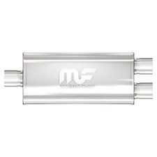 Magnaflow 12298 Performance Muffler 3 Centerdual 5x8x18 Oval Satin Stainless Magnaflow 12298 Performance Muffler 3 Centerdual 5x8x18 Oval Satin Stainless