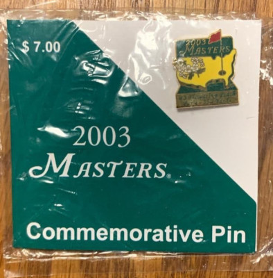 2003 Masters Golf Pin Commemorative Mike Weir WINS Augusta National