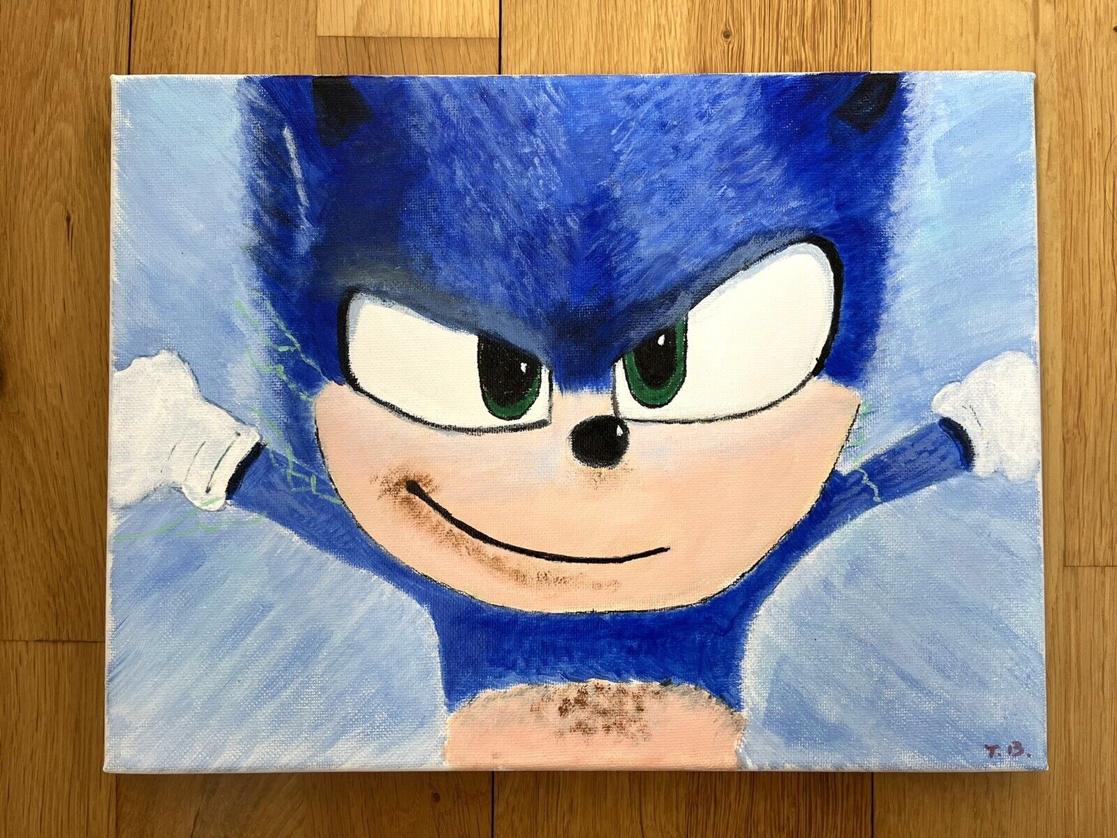 SONIC CD, an art acrylic by RXGE ART - INPRNT