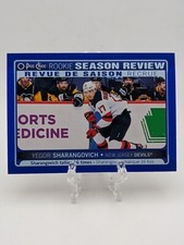 💥 2021-22 O-Pee-Chee Hockey Blue Parallel #550 Yegor Sharangovich