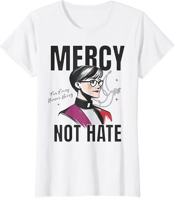 Have Mercy Not Hate Matching Cool And Cute Design Ladies' Crewneck T-Shirt