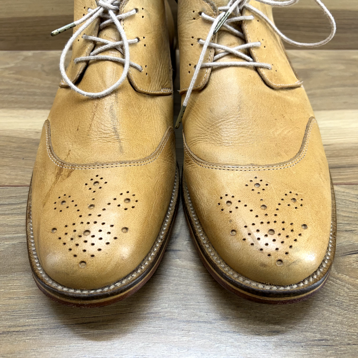 J Shoes Mens Oxfords Size 10.5 Natural Tan Bootie Lace Up J Shoes Mens Oxfords Size 10.5 Natural Tan Bootie Lace Up | eBay main image 2