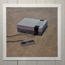 Nintendo NES Entertainment System 1984 Giclee Print Of original painting