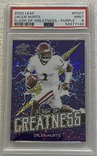 2020 Leaf Flash of Greatness Football Cards 22