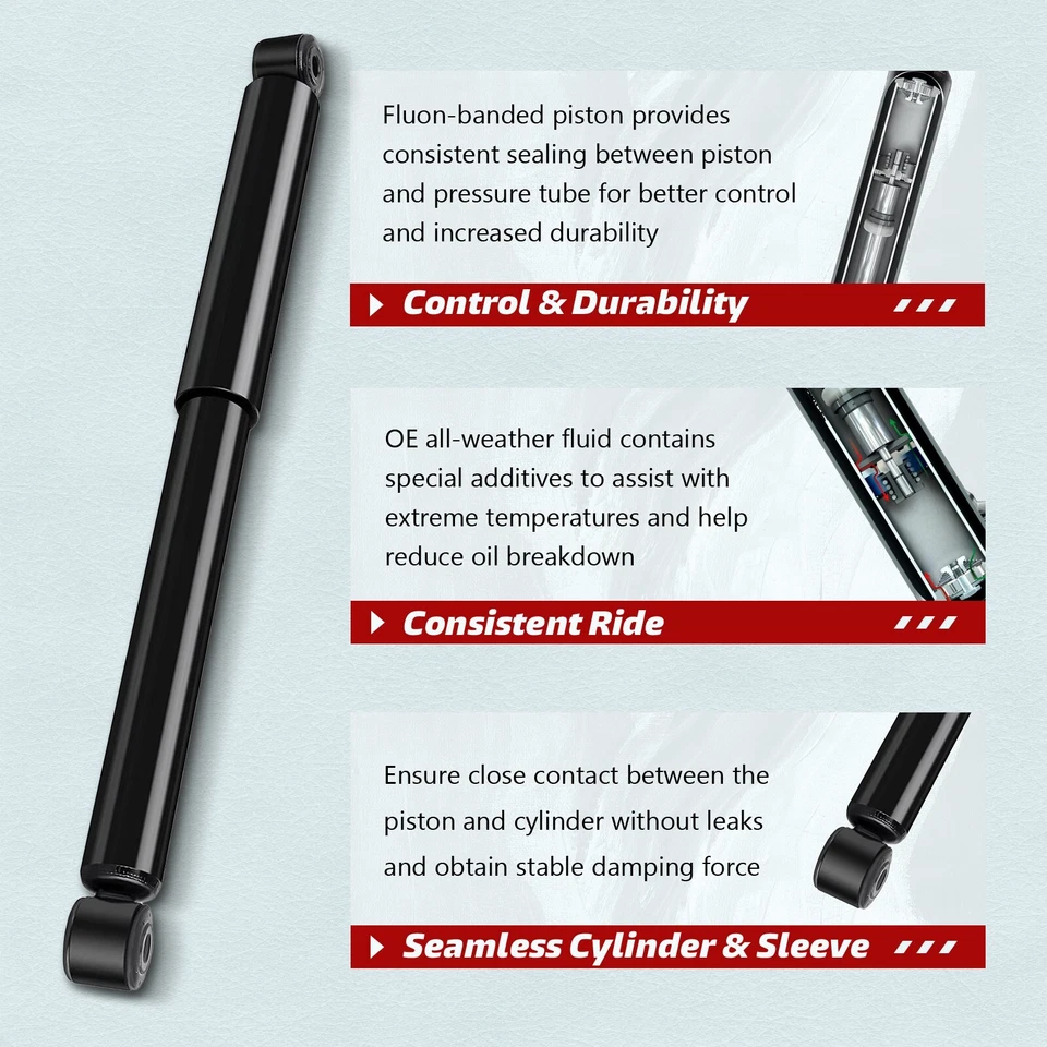 Rear Shock Absorbers for 2005-2017 Honda Odyssey Assembly Driver Passenger Side - Image 3 of 4