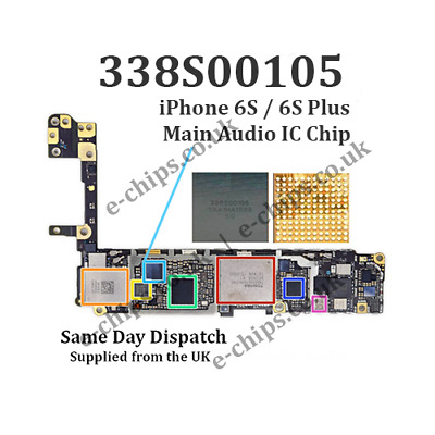 iphone 6s plus board view in audio ic