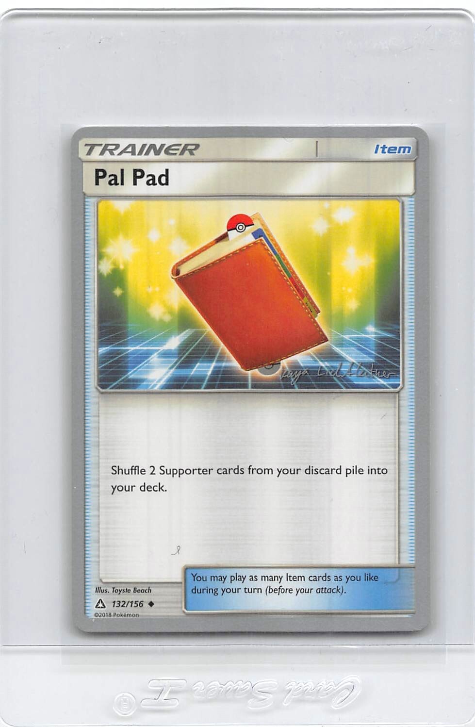 PAL PAD 132/156- 2019 World Championships - POKEMON CARD - NM