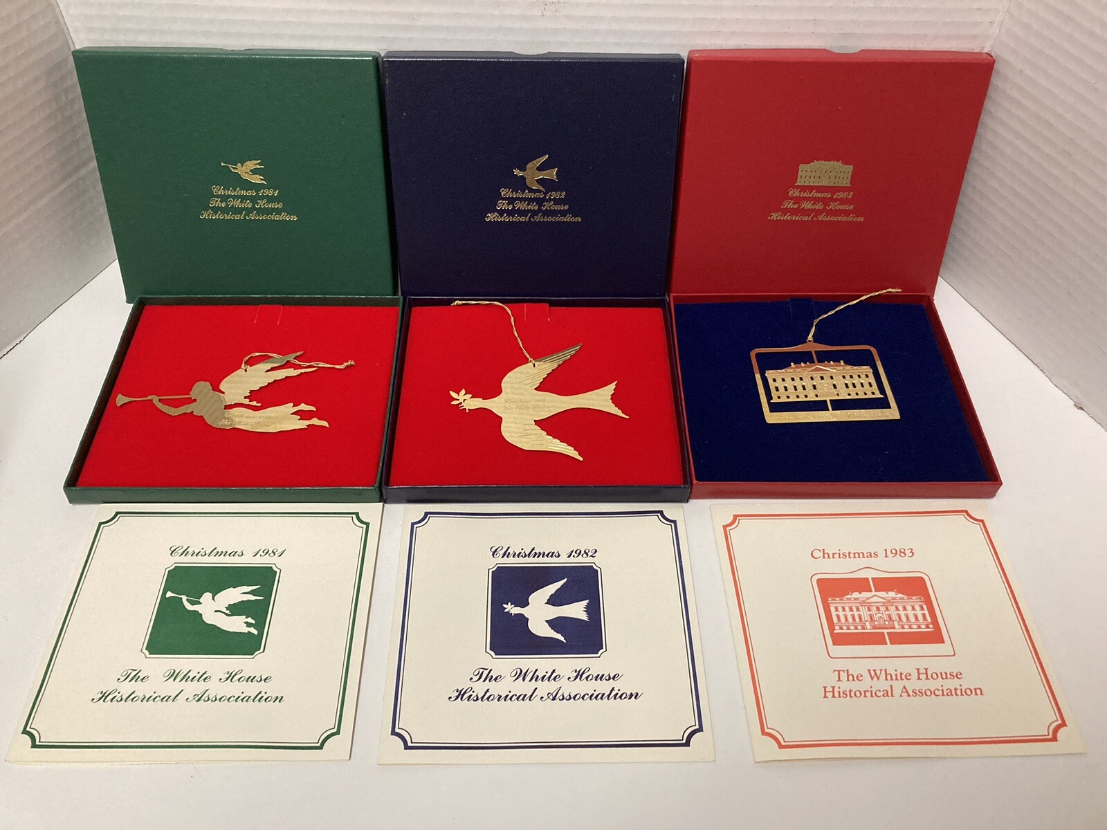 White House Historical Association Ornaments 1981 2022 (43). Complete