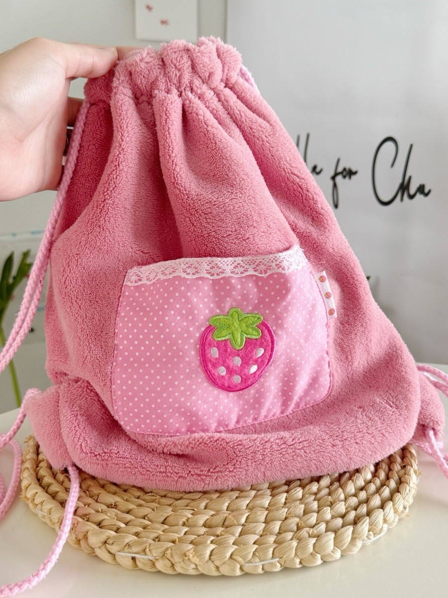 Mother Garden Backpack Bag Pink Strawberry Lace Fluffy | eBay