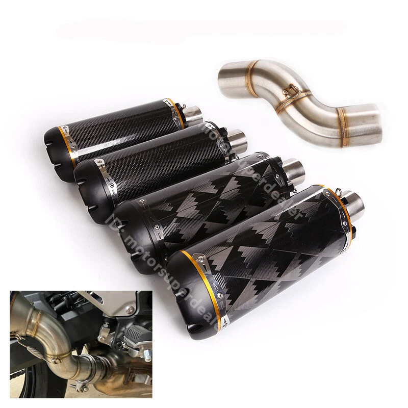 Two Brothers Racing Carbon Fiber Motorcycle & Scooter Mufflers for