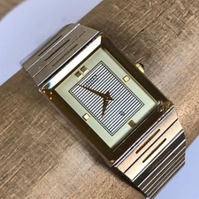 Citizen Women Silver Rectangular 3220-942531 Quartz Watch 7 1/4" **See Photo**