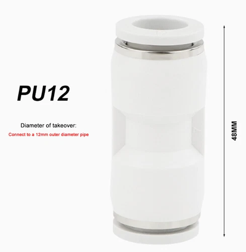 PU/PY/PE Series Tracheal Connector Outer Diameter 4/6/8-16MM For PU/Nylon Hose - Picture 16 of 45