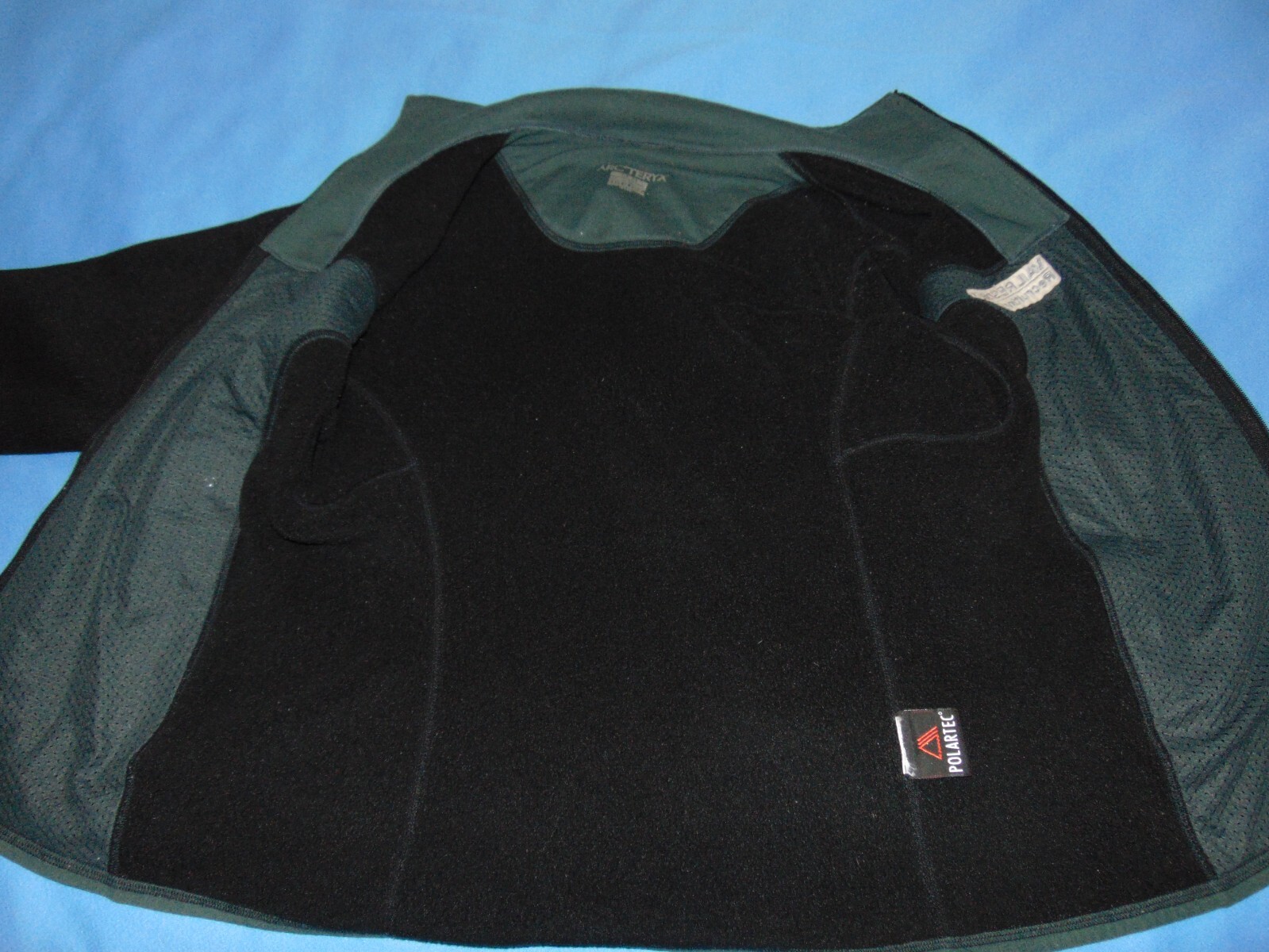 ARC'TERYX GIACCA DONNA ARCTERYX NERA POLARTEC PILE CERNIERA COMPLETA MEDIA
