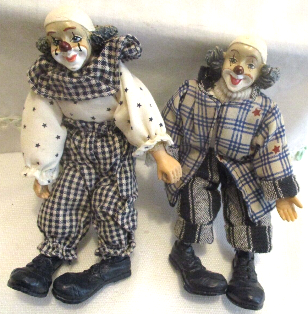 Lot of 2 Topsy Turvies Clowns (SKU# 1615)