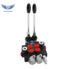 (Bspp) 2 Spool 11Gpm 3600 Psi Hydraulic Directional Control Valve Double Acting