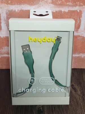 heyday 6 Ft Charging  Cable For Android  Micro USB 