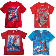DISNEY/MARVEL SPIDERMAN BOYS T SHIRT/TOP - New