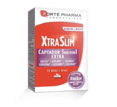 NEW FORTE PHARMA XTRA SLIM CAPTAINER 3 IN 1 EXTRA 60 CAPSULES
