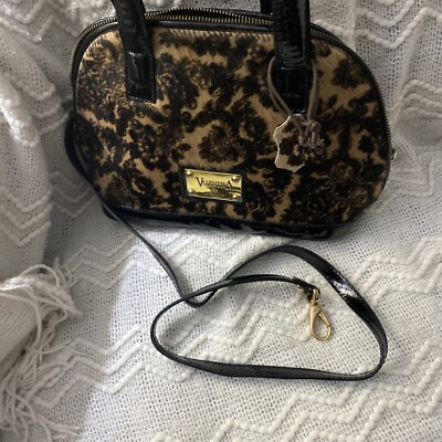 VALENTINA ITALIA Shoulder Bag, Black Tan