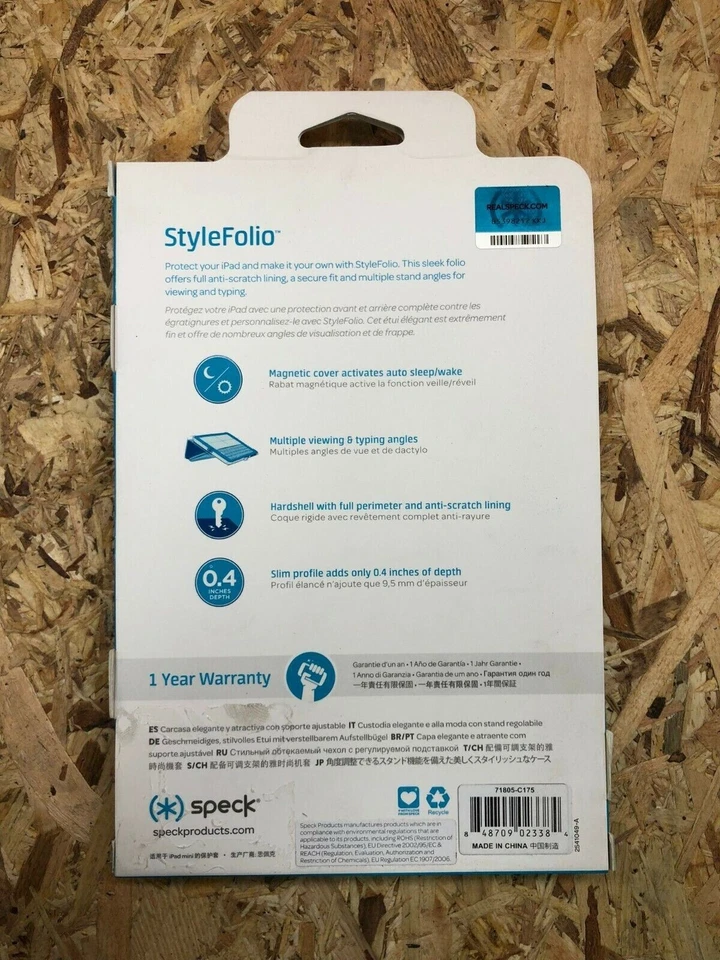 Lote De 8 Nuevas Fundas Folio Rígidas Estilo Speck para iPad Mini 4gen 71805-C175 Foto 3 de 4