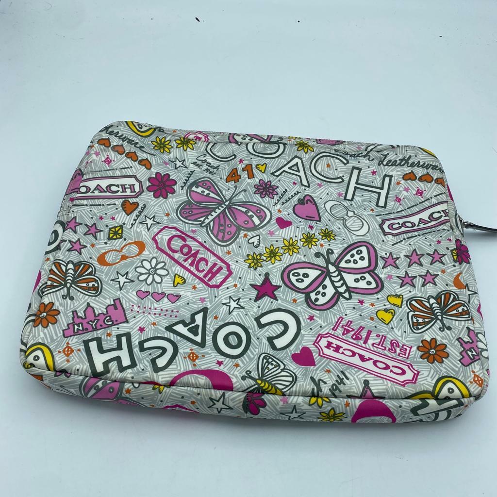 Authentic Coach Poppy Graffiti Butterfly Soft Laptop Case Ionproservices Com