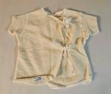 Vintage Baby Chilpruf Pure Wool Infant Cream Tied Top Size 2 Made In England