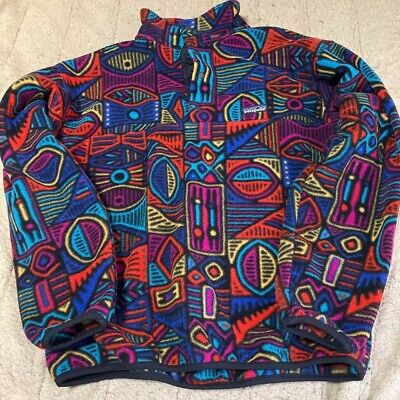 Patagonia Snap T Fleece Pullover Synchilla 90s Aztec Patagonia Snap T Fleece Pullover Synchilla 90s Aztec