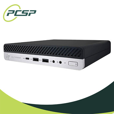 HP EliteDesk 800 G4 Mini Desktop Intel Core i5-8600T 2.3GHz