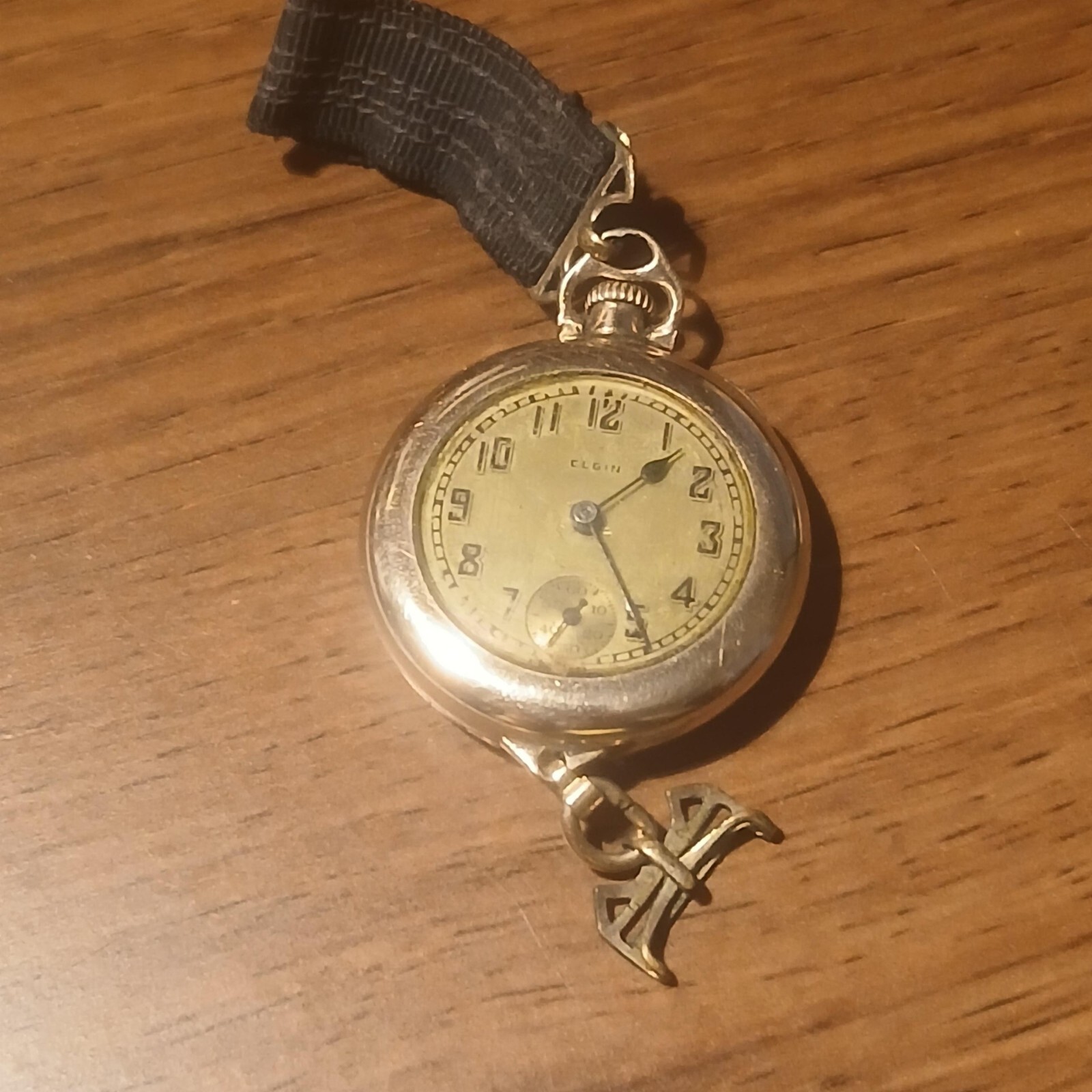 1922 Elgin 3/0s 7 Jewels Gr463 Model 3 Non-Working Pendant Pocket Watch