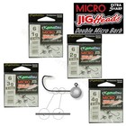 Double Micro Barb Jig Heads size 6 LRF Drop Shot Soft Lure Perch Fishing Kit