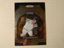 2022 Panini Prizm Championship Stage SP Card of Kyle Hendricks - Cubs